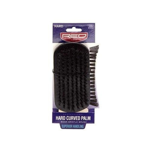 Red By Kiss Premium Hard Curved Palm Brush # BOR12